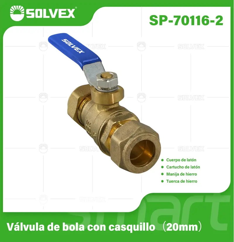 1/2" (20Mm) Brass Ball Valve With Metal Lever Handle – Wog-Rated For Water, Oil, And Gas Lines 1