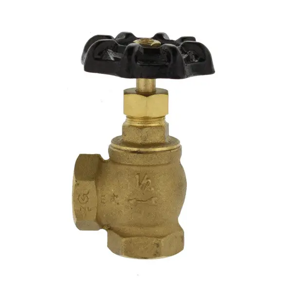 1/2" Angle Gate Valve With Male Pipe Threads – Bronze Construction 1