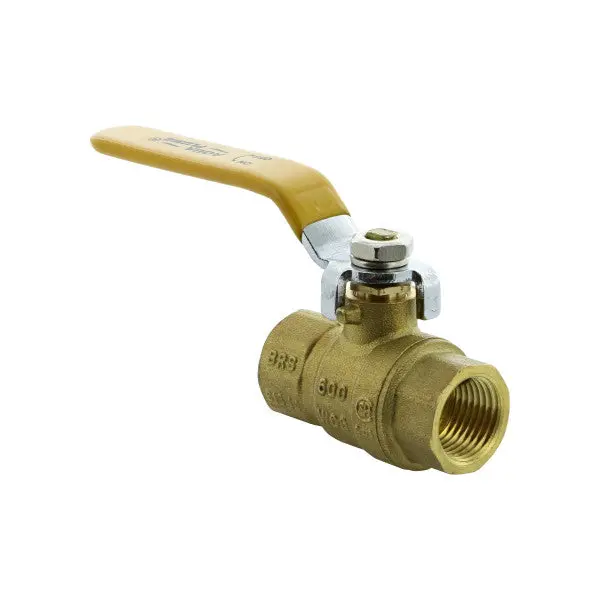 1/2" Female Threaded Ball Valve – Gas-Approved Brass Body 1