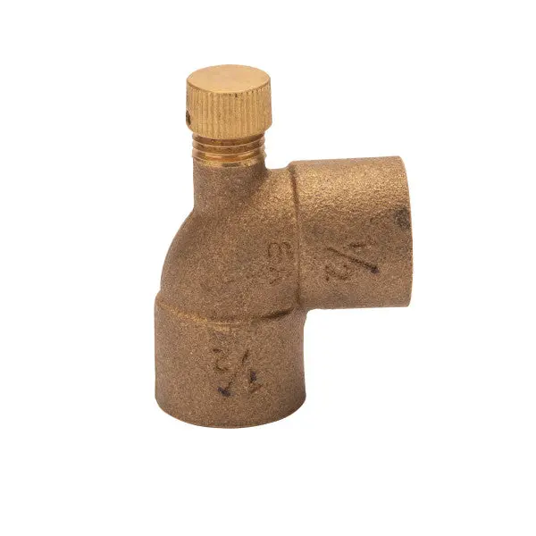 1/2-Inch Copper 90-Degree Drain Elbow Fitting 1