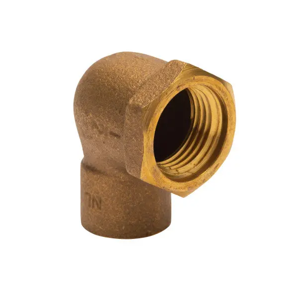 1/2-Inch Copper 90-Degree Female Adapter Elbow 1