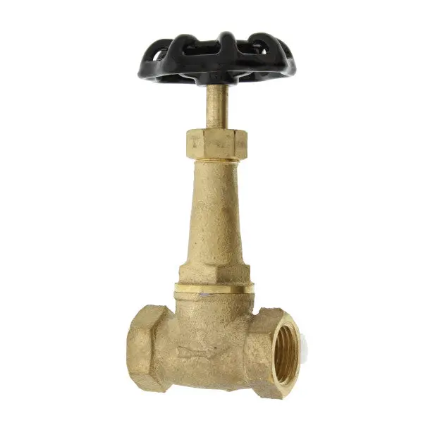 1/2-Inch Long-Body Bronze Gate Valve With Threaded Ends 1