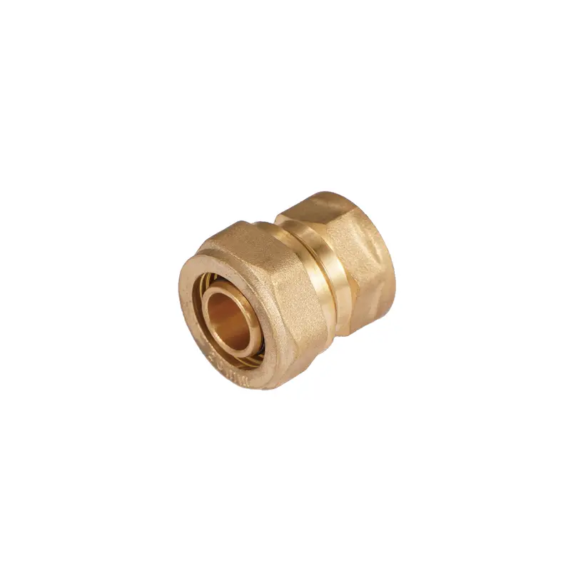 1/2" Npt Female To 3/8" (16Mm) Compression Fitting In Brass – Dual-Use Water And Gas Connector 2