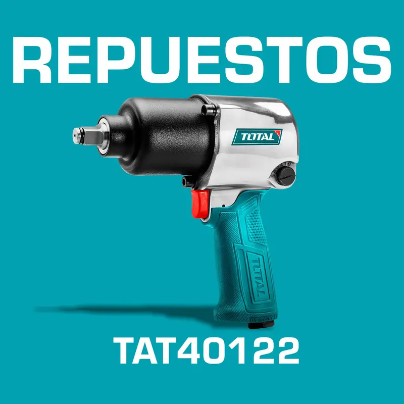 1/2" Pneumatic Impact Wrench Replacement Kit – 7000 Rpm – Tat40122 1