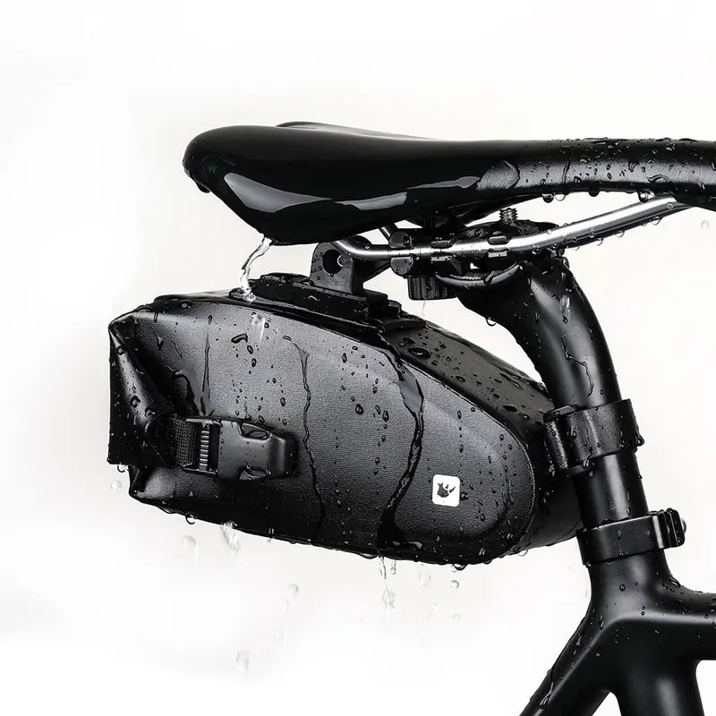 1.2L Black Seat-Mount Bike Pannier – Rhinowalk 1