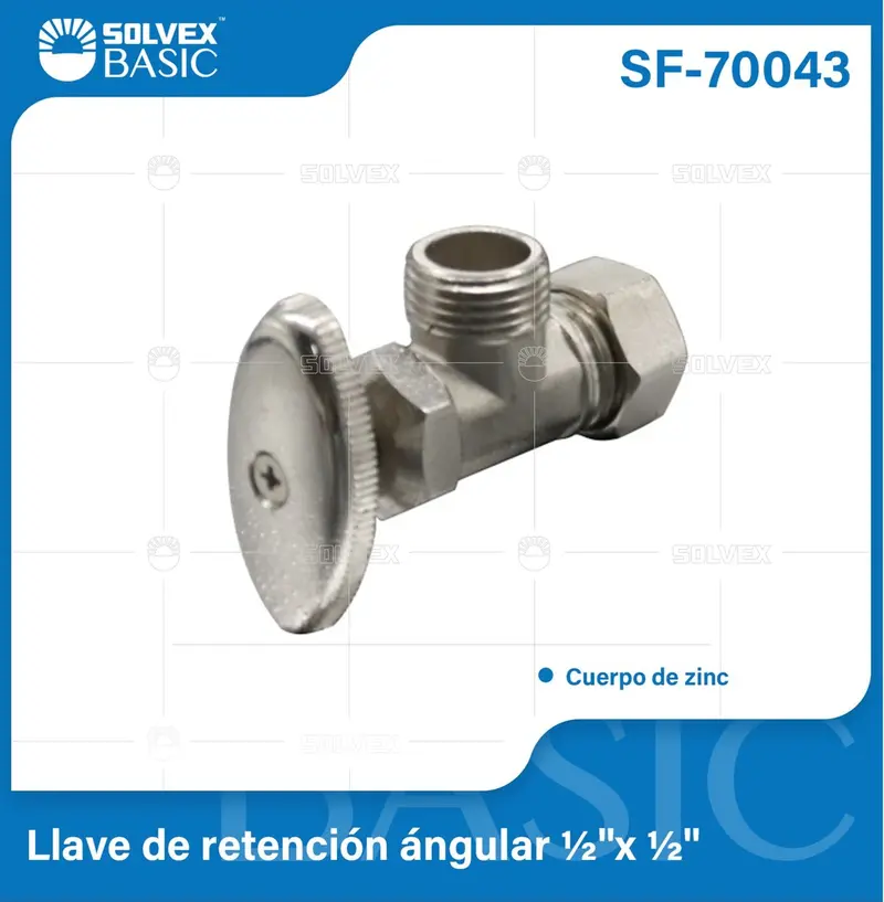 1/2"×1/2" Chrome-Plated Angle Stop Valve – Zinc Body With Plastic Handle For Water Supply Control 1