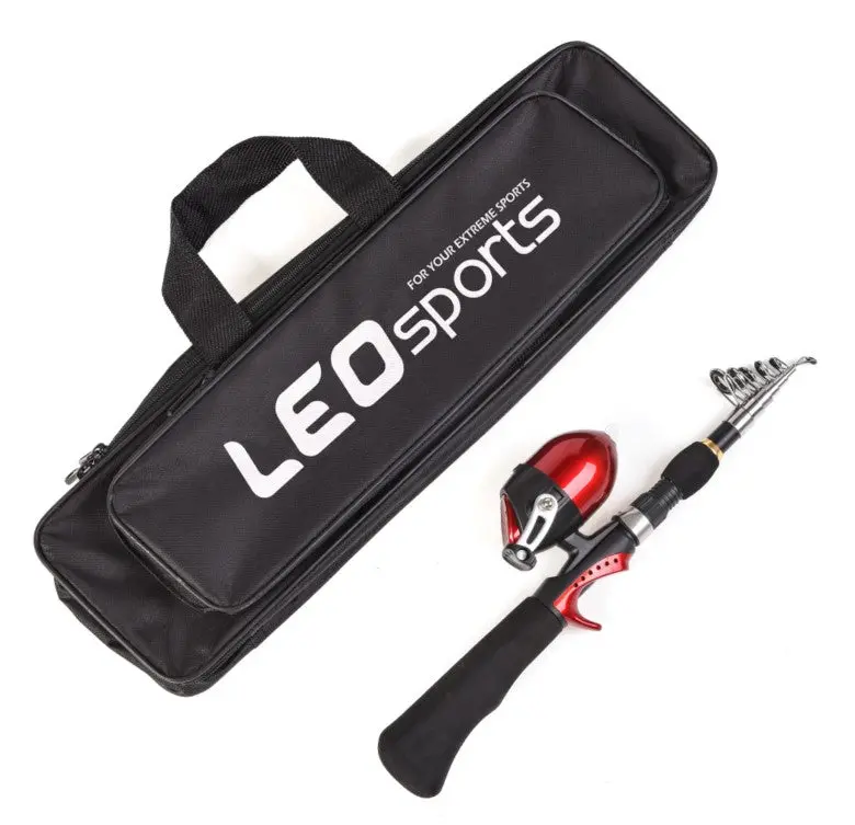 1.6-Meter Telescopic Fishing Rod Kit With Compact Carry Bag 1