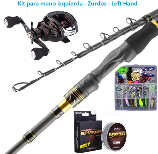 1.8-Meter Telescopic Rod And Casting Reel Combo Kit 1