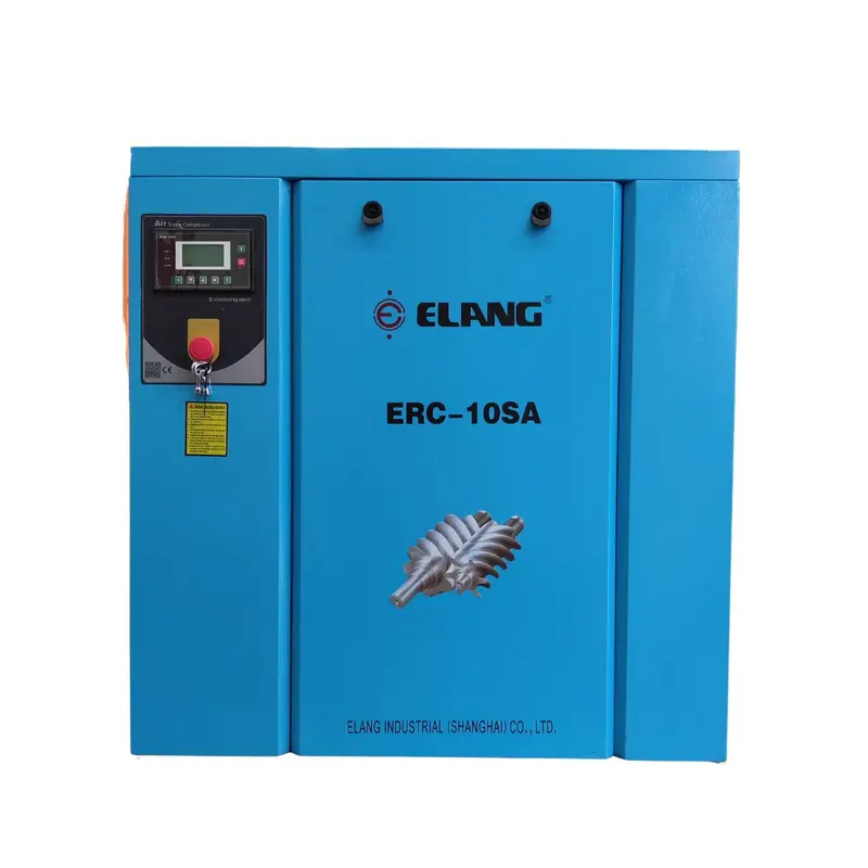 10 Hp Dual-Screw Rotary Air Compressor – 7.5 Kw, 7 Bar Output, Air-Cooled 1