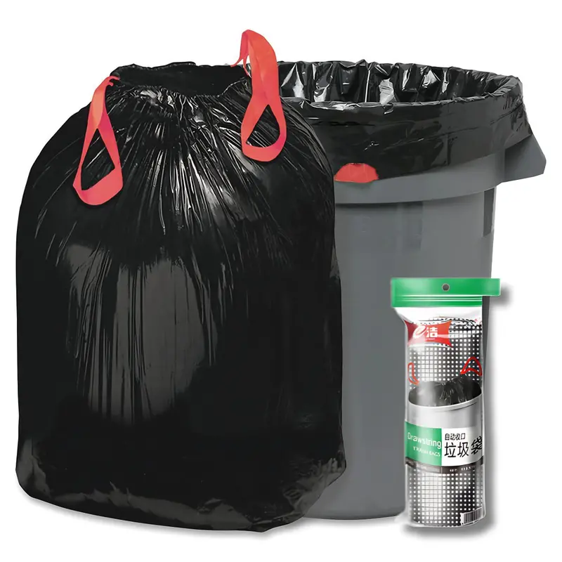 10-Pack 30-Gallon Heavy-Duty Trash Bags – 76.2 X 86.3Cm Black Waste Liners (113.5L Each) 1