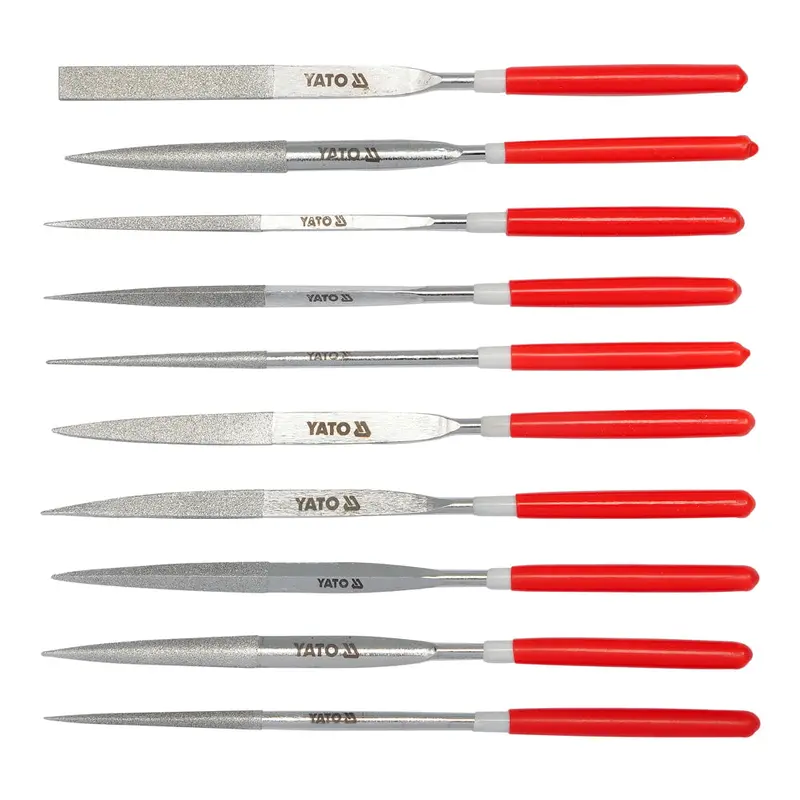 10-Piece Diamond-Coated File Set – 4 × 160 × 50 Mm Industrial Grade 1