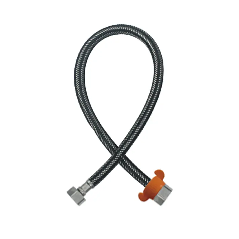100Cm Braided Stainless Steel Supply Hose With 1/2" Male Threaded Fittings 2