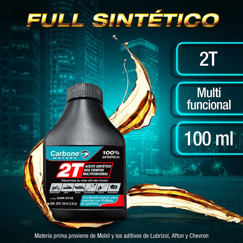 100Ml Full-Synthetic 2-Stroke Engine Oil – Premium Lubricant For Gasoline-Powered 2-Cycle Engines 1