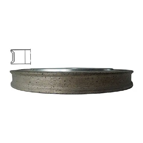 100Mm Diamond Grinding Wheel – Flat & Chamfered Edge, 6Mm Glass Cutting, 80 Grit 1