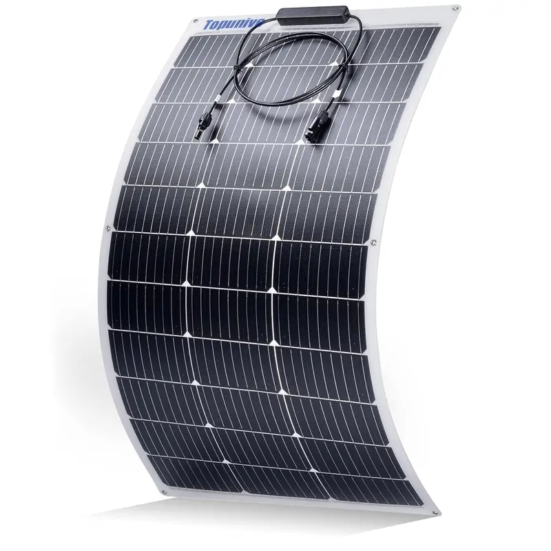 100W Flexible Monocrystalline Solar Panel – Ultra-Thin, Ideal For Rvs, Boats & Vehicles 1