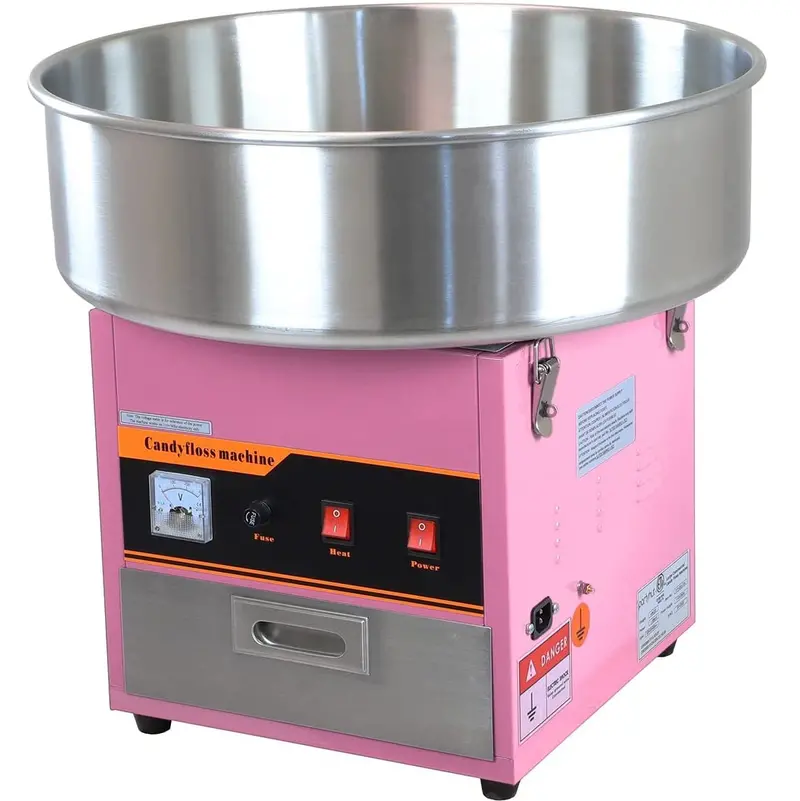 1080W Cotton Candy Machine – 120V/60Hz Commercial-Grade Spinner 1