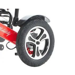 12-Inch Aluminum Rim With Pneumatic Tire – Rear Wheel Upgrade For Mobility Chairs 1