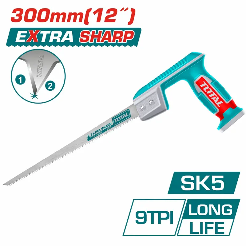 12-Inch Compass Saw With Sk5 Steel Blade – Dual-Edge Sharp Teeth & Fast-Cut Design 1