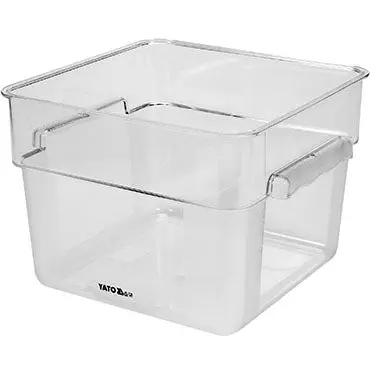 12 L Square Food Storage Container With Airtight Lid 1