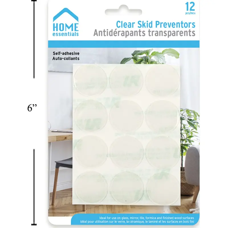 12-Pack Furniture Non-Slip Pads, 1-Inch Rubber Discs 1