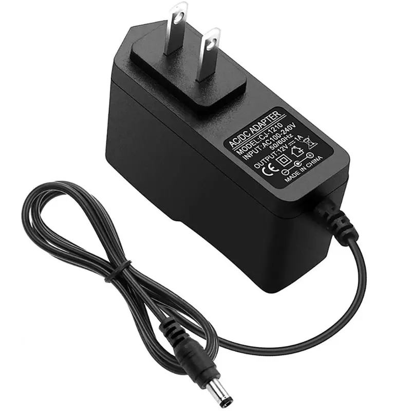 12V Dc Power Adapter – 1A Output, Us Plug 1