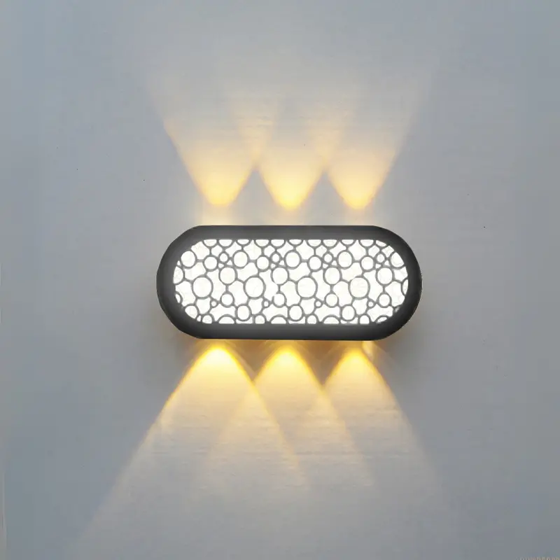 12W Outdoor Led Wall Light – Black Finish, 3000K Warm White, 1050 Lumens 1