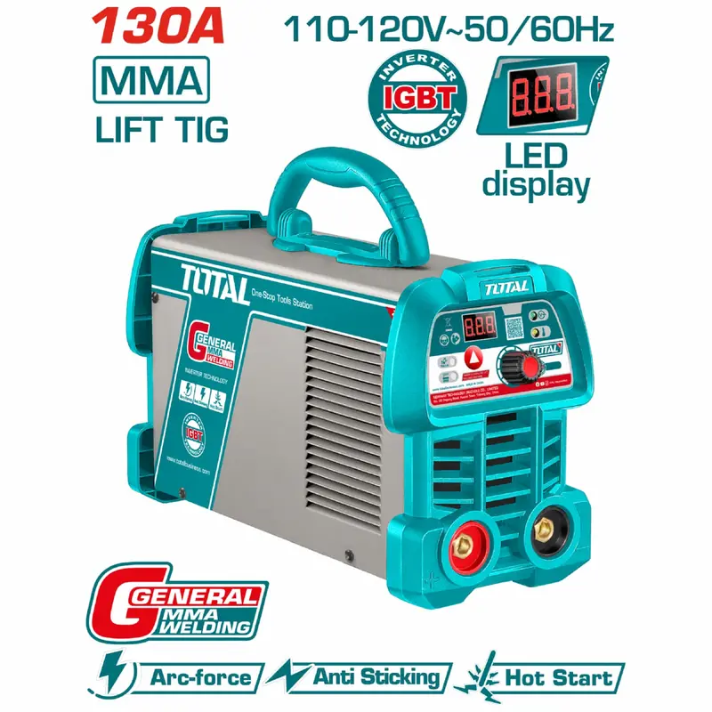 130A Inverter Welder – Medium-Duty, 45% Duty Cycle, 110–120 V Input With Led Display 1