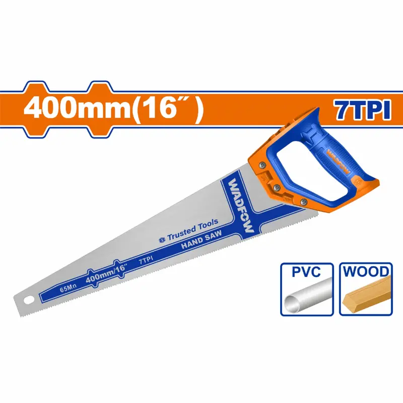 16-Inch Hand Saw – 400Mm Blade, 7 Tpi, Tooth Guard Included 1