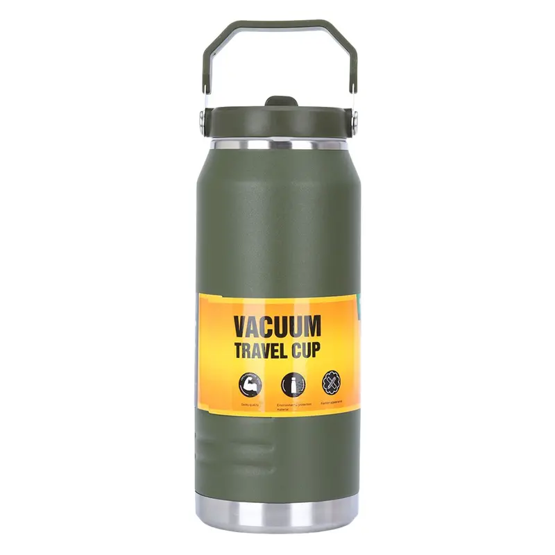 1600 Ml Double-Wall Vacuum Insulated Thermos – Bpa-Free Stainless Steel Bottle In Military Green 1