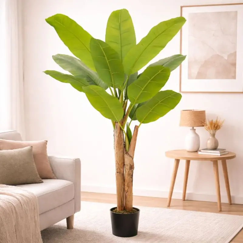 170 Cm Artificial Banana Tree – Decorative Indoor Platanero With Tropical Vibe And Lifelike Details 1