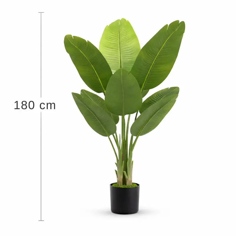 180 Cm Artificial Traveler’S Palm (Ravenala) – Tropical Indoor Decorative Tree With Architectural Silhouette 2