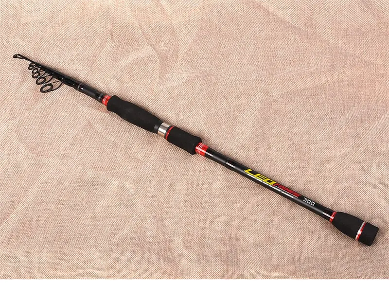 2.4 M Telescopic Spinning Rod – Carbon Fiber Construction 1