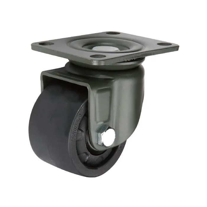 2.5-Inch (63 Mm) Heavy-Duty Kingkong Mini Swivel Castor – 550 Kg Load Capacity, Black Polyamide (Pa) Construction 1