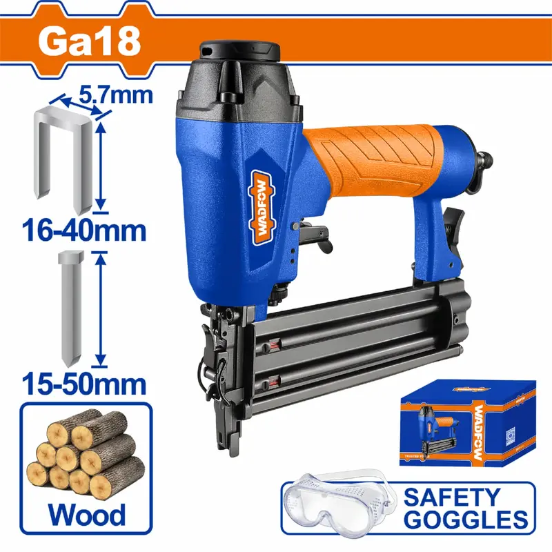 2-In-1 Pneumatic Staple & Nail Gun – 100-Piece Capacity, 15–50 Mm Fastener Range 1