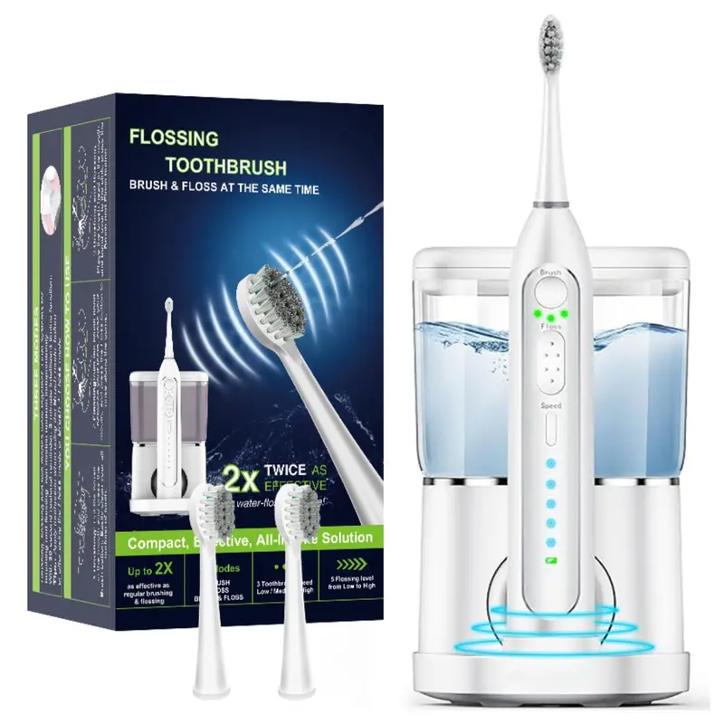 2-In-1 Sonic Oral Irrigator & Electric Toothbrush – 500Ml Reservoir For Professional At-Home Dental Care 1