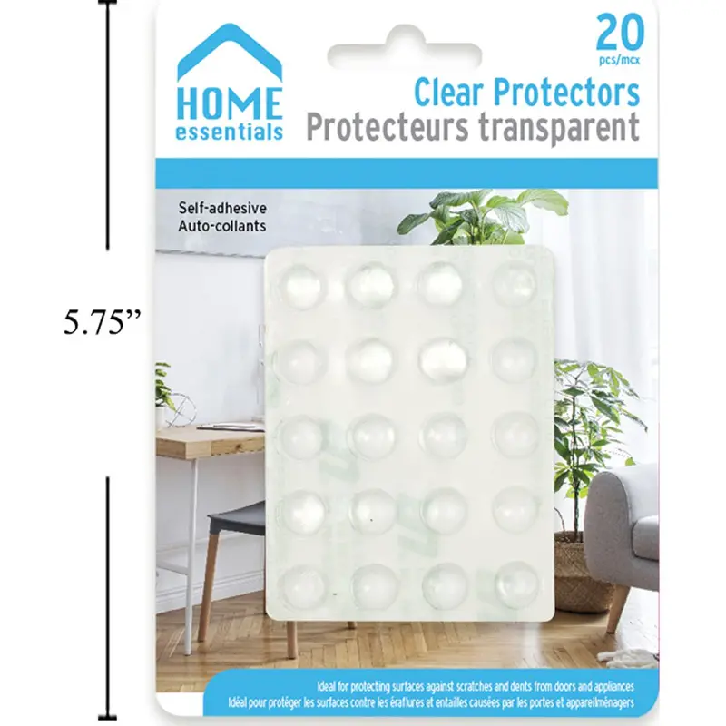 20-Pack Clear Bumper Guards For Furniture Edges And Corners 1