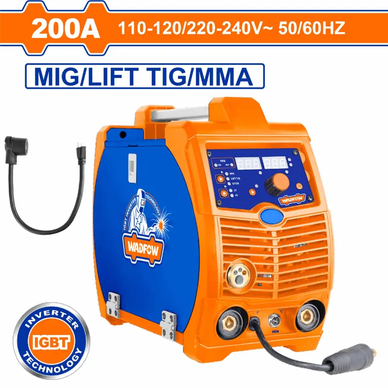 200A Multi-Process Inverter Welder – Mig/Mag/Mma/Tig, 110–220 V, 30% Duty Cycle 1
