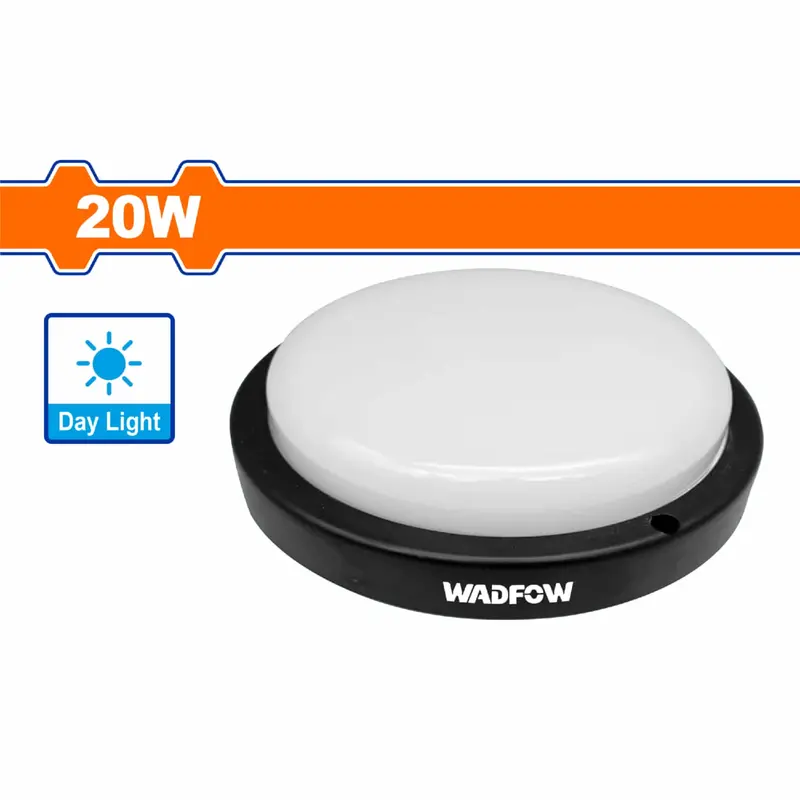 20W Round Led Lamp – Daylight 6500K, Ip54 Rated, 100–265V Input, 25,000-Hour Lifespan 1