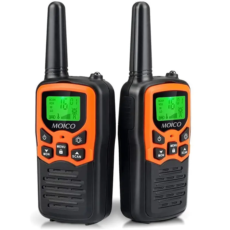 22-Channel Black Two-Way Walkie Talkies – Dual-Unit Pack For Reliable Communication 1