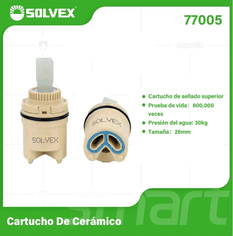 26 Mm Ceramic Cartridge Replacement – High-Pressure Faucet Stem For Sinks & Showers (Max 30 Kg/Cm²) 1