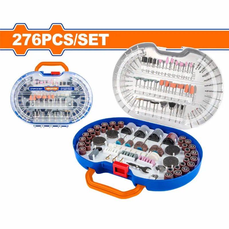 276-Piece Power Tool Accessory Kit – Cutting Discs, Drill Bits, Sanding Pads For Motool Tools 1