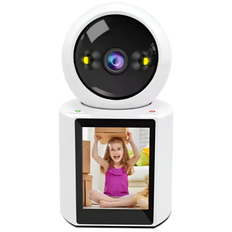 2Mp Wi-Fi Security Camera With Two-Way Audio – Indoor/Outdoor Video Doorbell Alternative 1