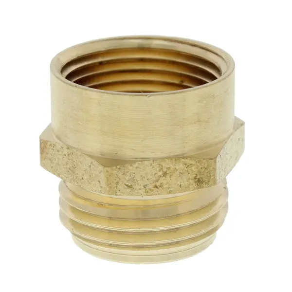 3/4" Female Hose Nipple Fitting – Brass, Threaded 1