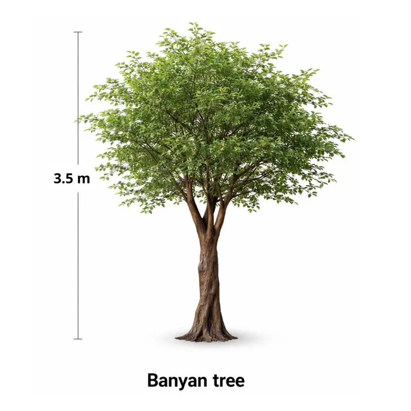 3.5-Meter Artificial Banyan Tree For Interior Spaces 2
