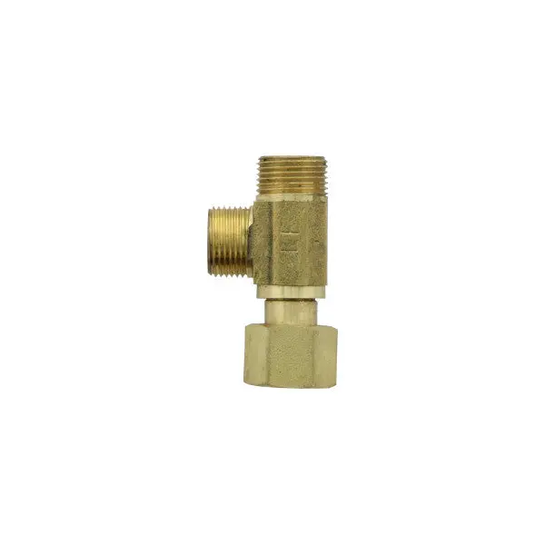 3/8" Female-Male-Male Brass Tee Fitting For Angle Valves 1