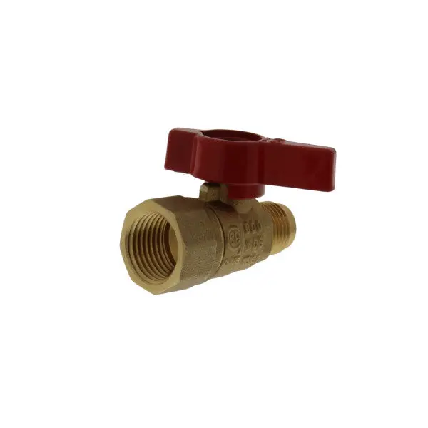 3/8" × 1/2" Gas Ball Valve 1
