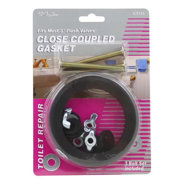 3-Inch Closed-Coupling Gasket Set – Toilet Tank Seal Replacement Kit 1