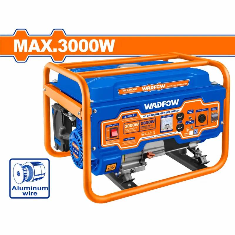 3000W Gasoline-Powered Generator – 110–120 V, 60 Hz, 3600 Rpm, 4-Stroke Engine 1