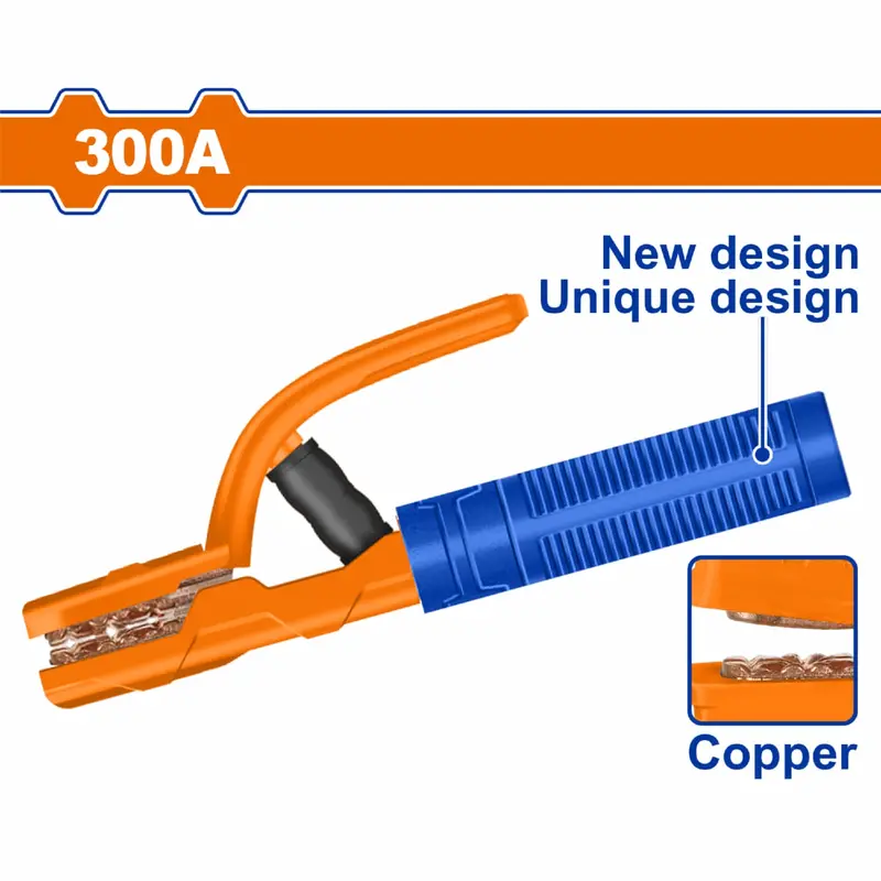 300A Electrode Holder – 230 Mm Length, Designed For Mma Welding Machines 1