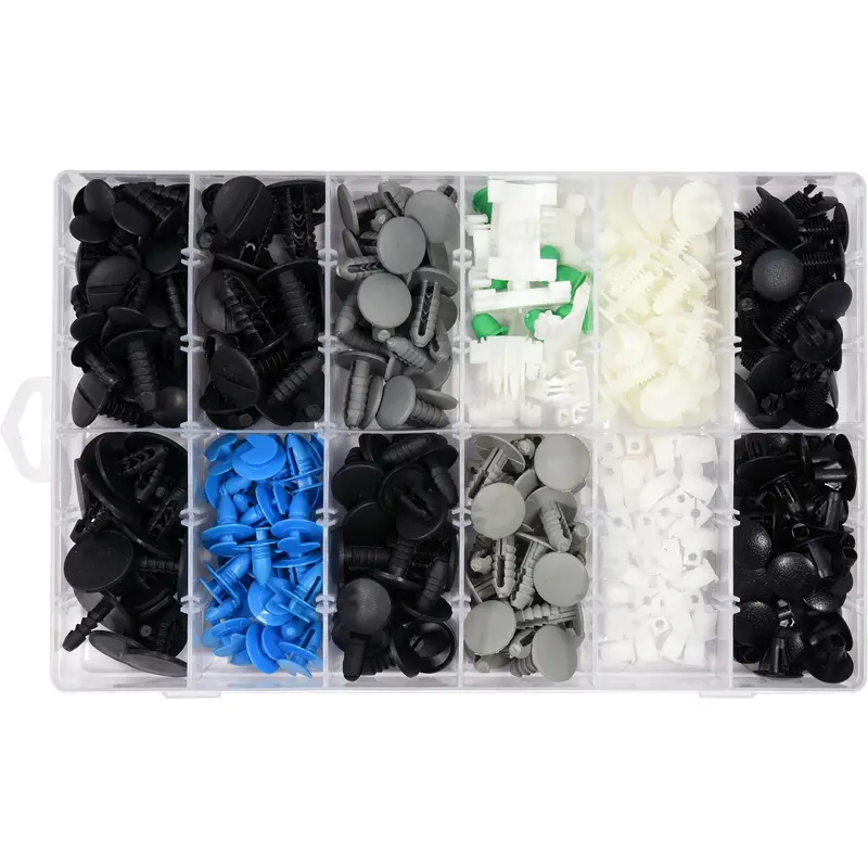 308-Piece Fiat-Specific Plastic Push-Type Retaining Clips And Fasteners 1